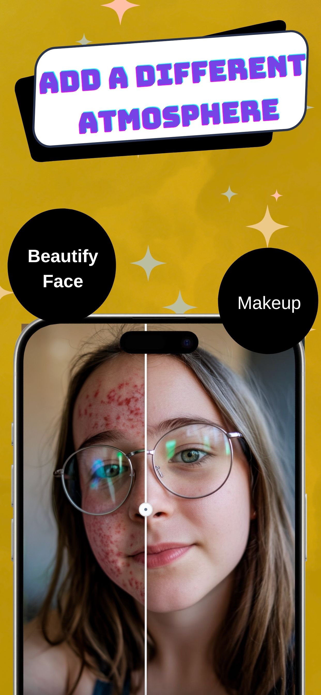 Add a different atmosphere - VisageX AI beauty enhancement and skin perfection